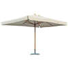 Branded Promotional PREMIUM WOOD PARASOL Parasol Umbrella From Concept Incentives.