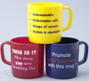 Branded Promotional PLASTIC STACKABLE MUG Mug From Concept Incentives.