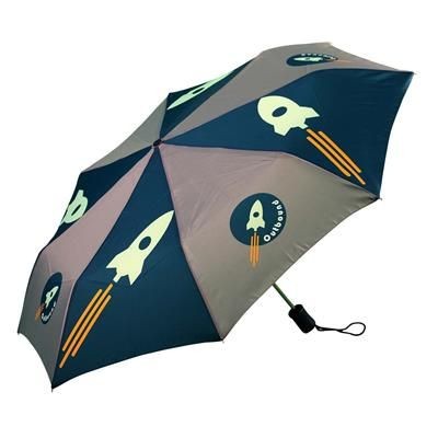 Branded Promotional PROMO MATIC AUTOMATIC OPENING UMBRELLA Umbrella From Concept Incentives.