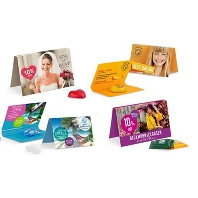 Branded Promotional PROMOTIONAL CHOCOLATE CARD Chocolate From Concept Incentives.