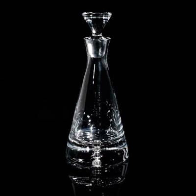 Branded Promotional LARGE BUBBLE BASE PYRAMID DECANTER Decanter From Concept Incentives.