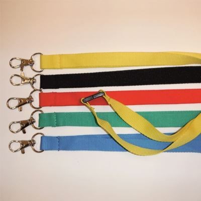 Branded Promotional 15MM PLAIN STOCK LANYARD Lanyard From Concept Incentives.
