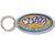 Branded Promotional STAINLESS STEEL METAL OVAL KEYRING Keyring From Concept Incentives.