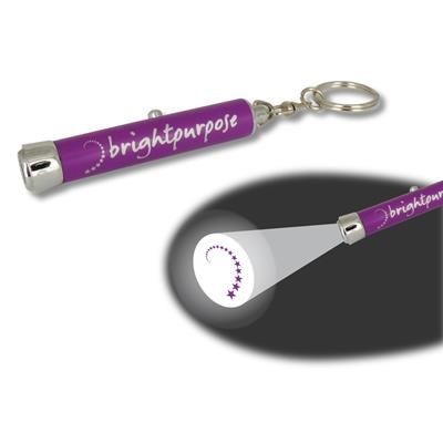 Branded Promotional PROJECTOR TORCH KEYRING Keyring From Concept Incentives.