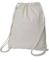 Branded Promotional PUNDA 5OZ NATURAL COTTON DRAWSTRING BAG with Reinforced Corners Bag From Concept Incentives.