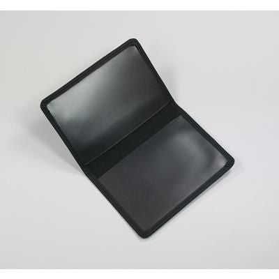 Branded Promotional BURLINGTON PU OYSTER CARD CASE in Black Season Ticket Holder From Concept Incentives.