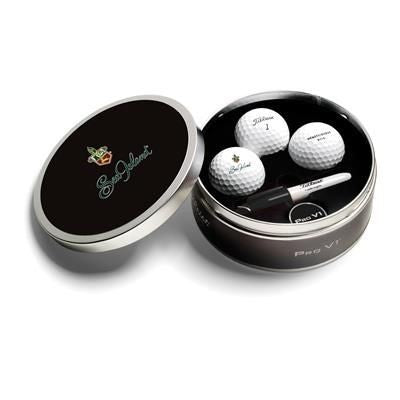 Branded Promotional TITLEIST PRO V1X GOLF BALL TIN Golf Balls From Concept Incentives.