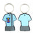 Branded Promotional FOOTBALL KIT KEYRING Keyring From Concept Incentives.