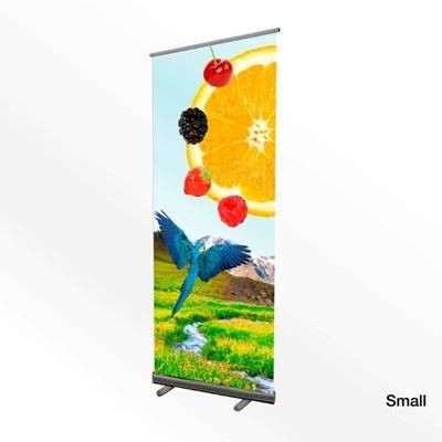 Branded Promotional SMALL PVC PULL UP ROLLER BANNER Banner From Concept Incentives.