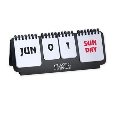 Branded Promotional POLYPROPYLENE PERPETUAL CALENDAR Calendar From Concept Incentives.