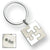 Branded Promotional METAL JIGSAW PUZZLE CHARM KEYRING in Silver Keyring From Concept Incentives.