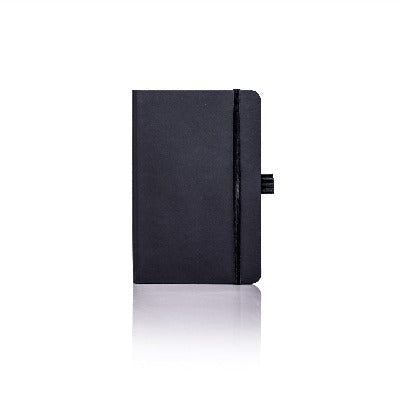 Branded Promotional CASTELLI IVORY MATRA RULED NOTE BOOK Black Pocket Notebook from Concept Incentives
