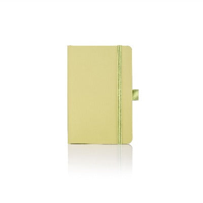 Branded Promotional CASTELLI IVORY MATRA RULED NOTE BOOK Lime Green Pocket Notebook from Concept Incentives