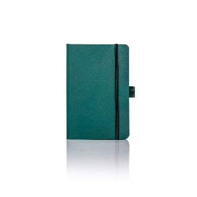 Branded Promotional CASTELLI IVORY MATRA RULED NOTE BOOK Green Pocket Notebook from Concept Incentives