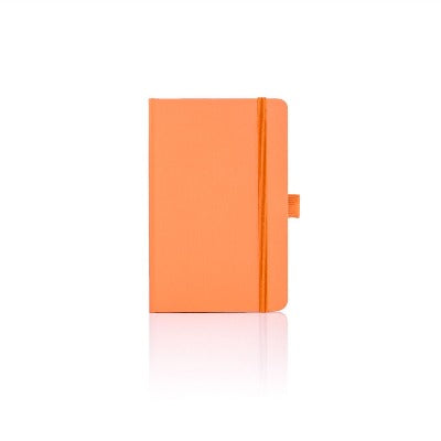 Branded Promotional CASTELLI IVORY MATRA RULED NOTE BOOK Orange Pocket Notebook from Concept Incentives