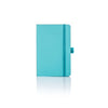 Branded Promotional CASTELLI IVORY MATRA RULED NOTE BOOK Cyan Pocket Notebook from Concept Incentives