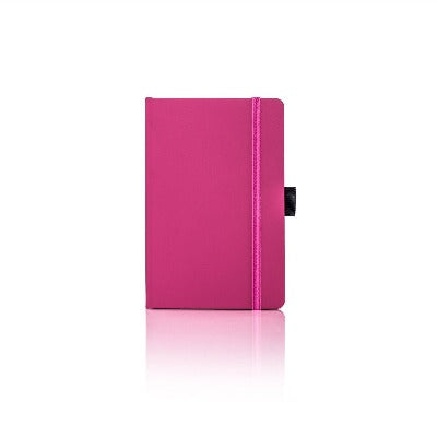 Branded Promotional CASTELLI IVORY MATRA RULED NOTE BOOK Pink Pocket Notebook from Concept Incentives