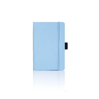 Branded Promotional CASTELLI IVORY MATRA RULED NOTE BOOK Light Blue Pocket Notebook from Concept Incentives