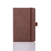 Branded Promotional CASTELLI IVORY TUCSON RULED NOTE BOOK in Brown Pocket Notebook from Concept Incentives