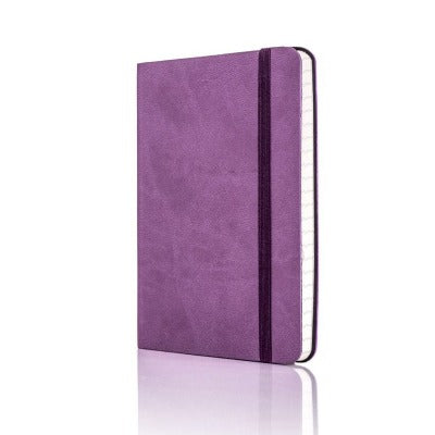 Branded Promotional CASTELLI IVORY TUCSON FLEXIBLE NOTE BOOK in Purple Notebook from Concept Incentives