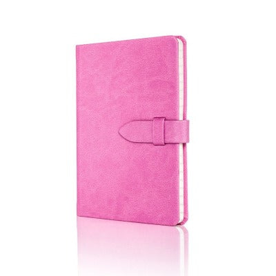 Branded Promotional CASTELLI IVORY MIRABEAU NOTE BOOK Pink Pocket Notebook from Concept Incentives