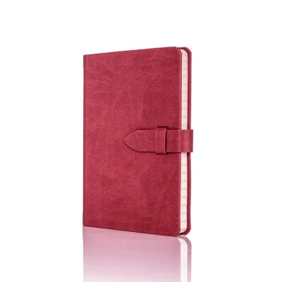 Branded Promotional CASTELLI IVORY MIRABEAU NOTE BOOK Red Pocket Notebook from Concept Incentives