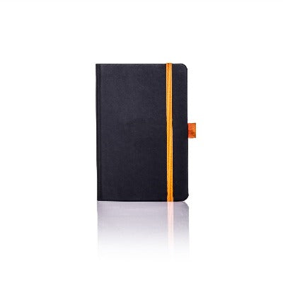 Branded Promotional CASTELLI IVORY TUCSON EDGE NOTE BOOK in Orange Pocket Notebook from Concept Incentives