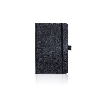 Branded Promotional CASTELLI IVORY PAROS NOTE BOOK in Black Pocket Notebook from Concept Incentives