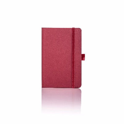 Branded Promotional CASTELLI IVORY MATRA PLAIN NOTE BOOK Pink Pocket Notebook from Concept Incentives
