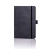 Branded Promotional CASTELLI IVORY TUCSON PLAIN NOTE BOOK in Black Pocket Notebook from Concept Incentives