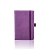 Branded Promotional CASTELLI IVORY TUCSON PLAIN NOTE BOOK in Purple Pocket Notebook from Concept Incentives