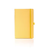Branded Promotional CASTELLI MATRA NOTEBOOK GIFT SET in Yellow from Concept Incentives