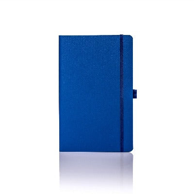Branded Promotional CASTELLI IVORY MATRA RULED NOTE BOOK Blue Medium Notebook from Concept Incentives