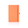 Branded Promotional CASTELLI MATRA NOTEBOOK GIFT SET in Orange from Concept Incentives