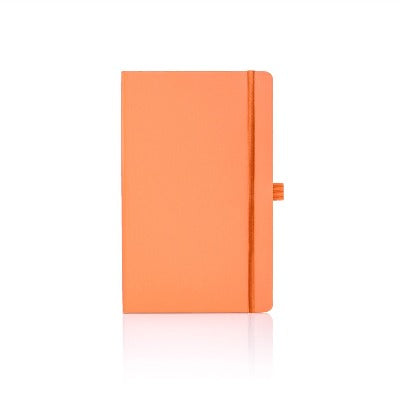 Branded Promotional CASTELLI MATRA NOTEBOOK GIFT SET in Orange from Concept Incentives