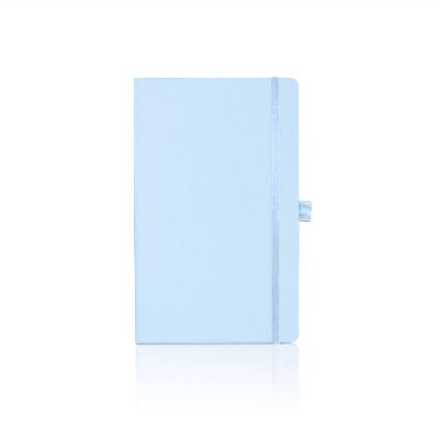 Branded Promotional CASTELLI IVORY MATRA RULED NOTE BOOK Light Blue Medium Notebook from Concept Incentives