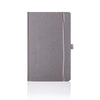 Branded Promotional CASTELLI TUCSON NOTEBOOK GIFT SET in Light Grey from Concept Incentives