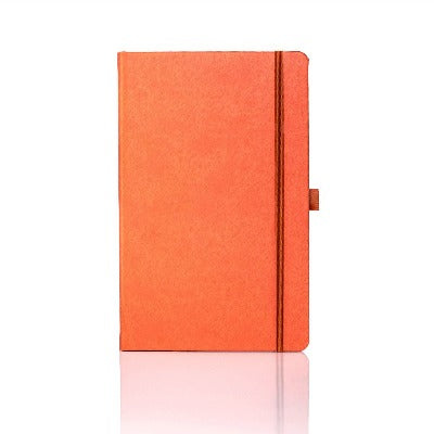 Branded Promotional CASTELLI TUCSON NOTEBOOK GIFT SET in Orange from Concept Incentives