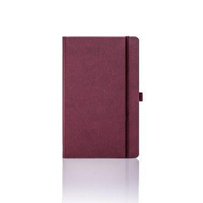 Branded Promotional CASTELLI TUCSON NOTEBOOK GIFT SET in Burgundy from Concept Incentives