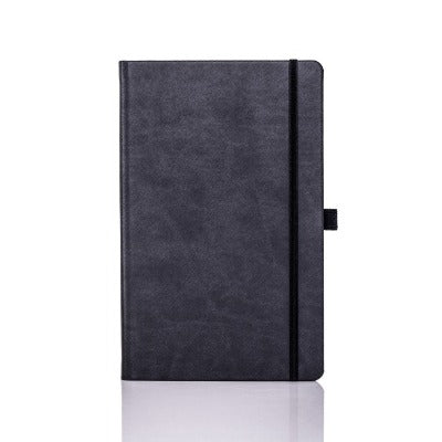 Branded Promotional CASTELLI IVORY TUCSON RULED NOTE BOOK in Black Medium Notebook from Concept Incentives