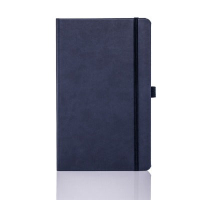 Branded Promotional CASTELLI IVORY TUCSON RULED NOTE BOOK in Navy Blue Medium Notebook from Concept Incentives