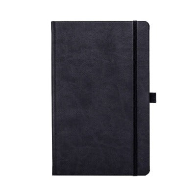 Branded Promotional CASTELLI IVORY TUCSON RULED NOTE BOOK in True Black Medium Notebook from Concept Incentives