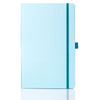 Branded Promotional CASTELLI IVORY TUCSON RULED NOTE BOOK in Light Blue Medium Notebook from Concept Incentives