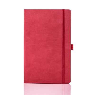 Branded Promotional CASTELLI IVORY TUCSON RULED NOTE BOOK in Red Medium Notebook from Concept Incentives