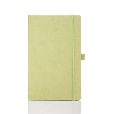 Branded Promotional CASTELLI IVORY TUCSON RULED NOTE BOOK in Light Green Medium Notebook from Concept Incentives