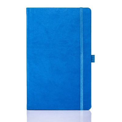 Branded Promotional CASTELLI IVORY TUCSON RULED NOTE BOOK in Royal Blue Medium Notebook from Concept Incentives