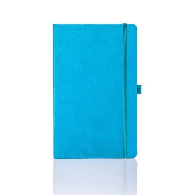 Branded Promotional CASTELLI TUCSON NOTEBOOK GIFT SET in Cyan from Concept Incentives