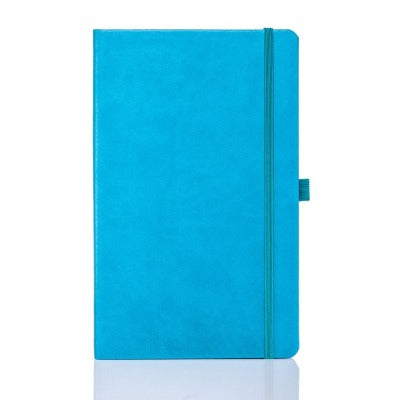 Branded Promotional CASTELLI IVORY TUCSON RULED NOTE BOOK in Cyan Medium Notebook from Concept Incentives