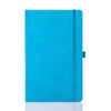 Branded Promotional CASTELLI IVORY TUCSON PLAIN NOTE BOOK in Cyan Medium Notebook from Concept Incentives