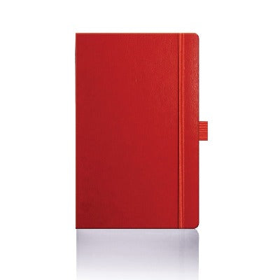 Branded Promotional CASTELLI IVORY SHERWOOD NOTE BOOK Red Medium Notebook from Concept Incentives